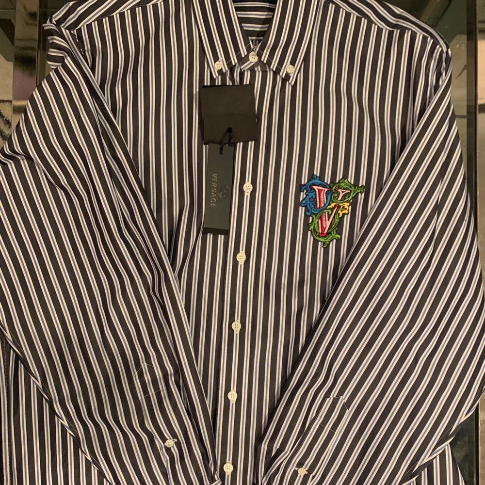 Versace button up